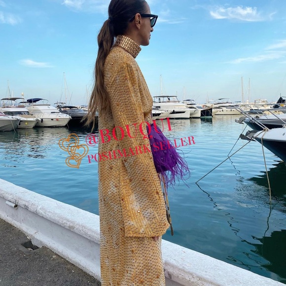 BLOGGERS FAV ZARA MULTICOLORED SEQUIN MIDI DRESS - Picture 12 of 16